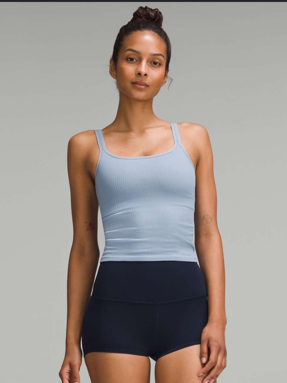 Lululemon ebb to street cropped tank